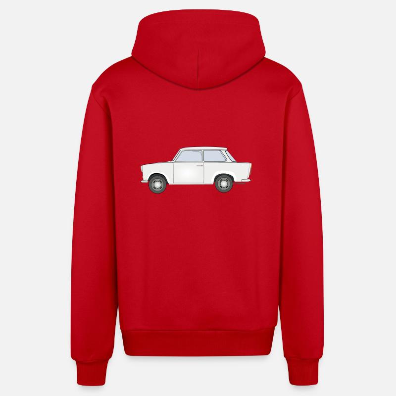 Polnisch  - Organic Relaxed Kapuzenjacke Made in EU - Rot