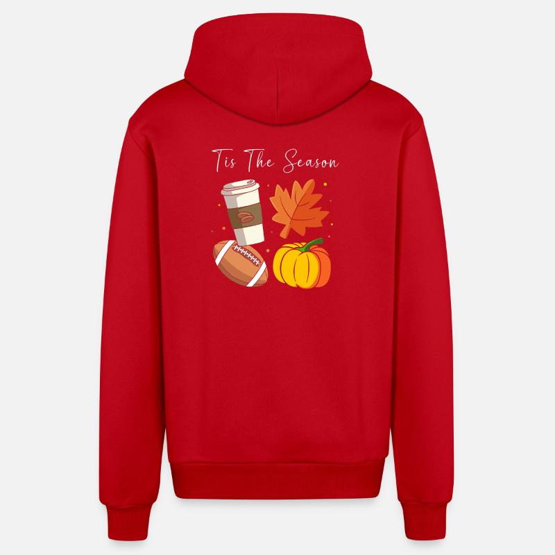 Thanksgiving Mama Mutter Oma Großmutter - Organic Relaxed Kapuzenjacke Made in EU - Rot