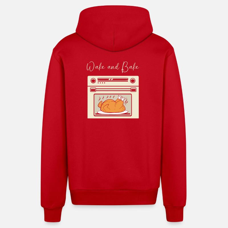 Thanksgiving Mama Mutter Oma Großmutter - Organic Relaxed Kapuzenjacke Made in EU - Rot