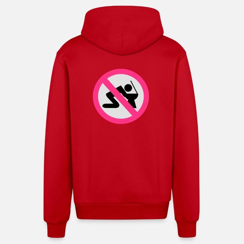 2541614 14674868 alcool - Veste à capuche bio décontractée fabriquée en UE - rouge