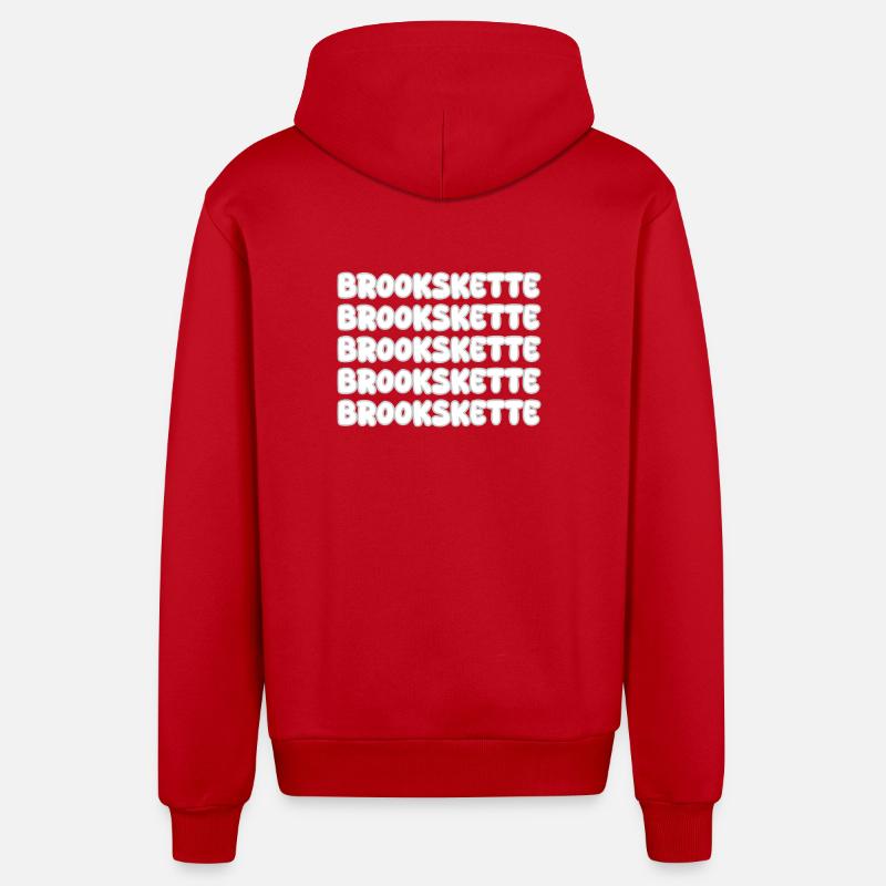 Escalade de la gamme Brooks - Veste à capuche bio décontractée fabriquée en UE - rouge