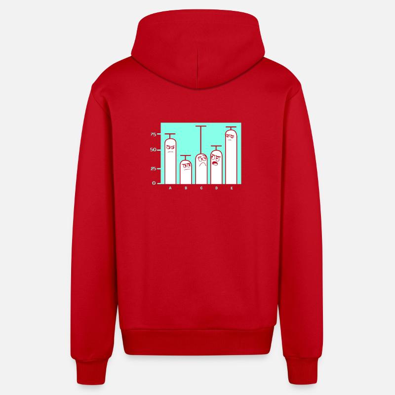 Programmeur Codeur GPT - Veste à capuche bio décontractée fabriquée en UE - rouge