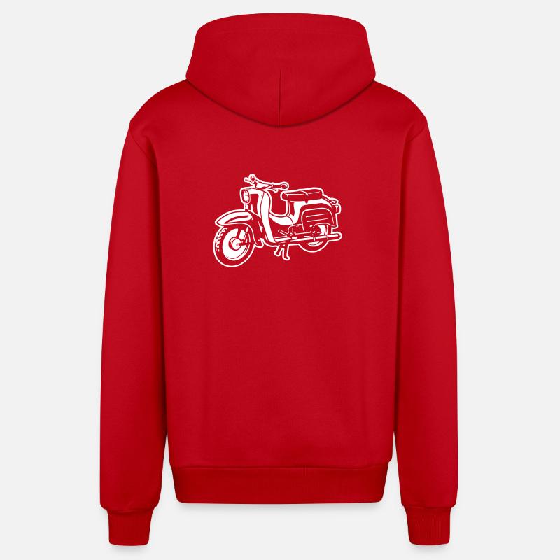 Schwalbe - Image différente - Veste à capuche bio décontractée fabriquée en UE - rouge