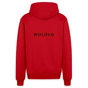Wololo - 2 - Mobii_3 Gamer Edition - Organic Relaxed Kapuzenjacke Made in EU - Rot - Hinten