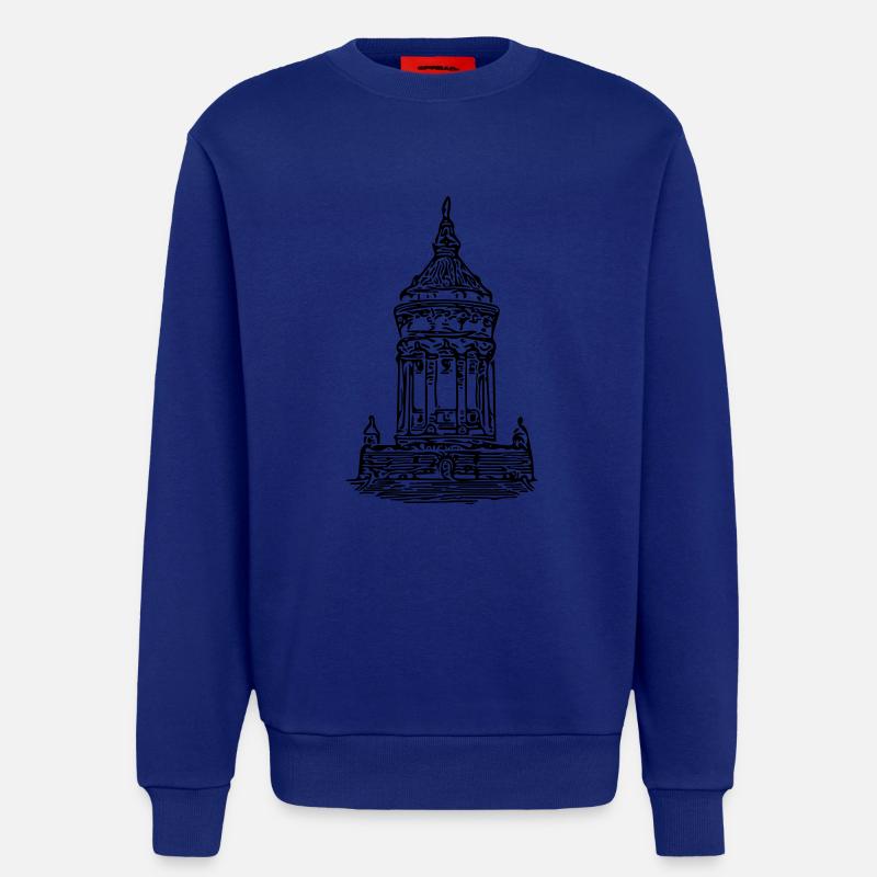 Mannheim Wasserturm - Sweatshirt - made by SPREAD  - Iconic Blue