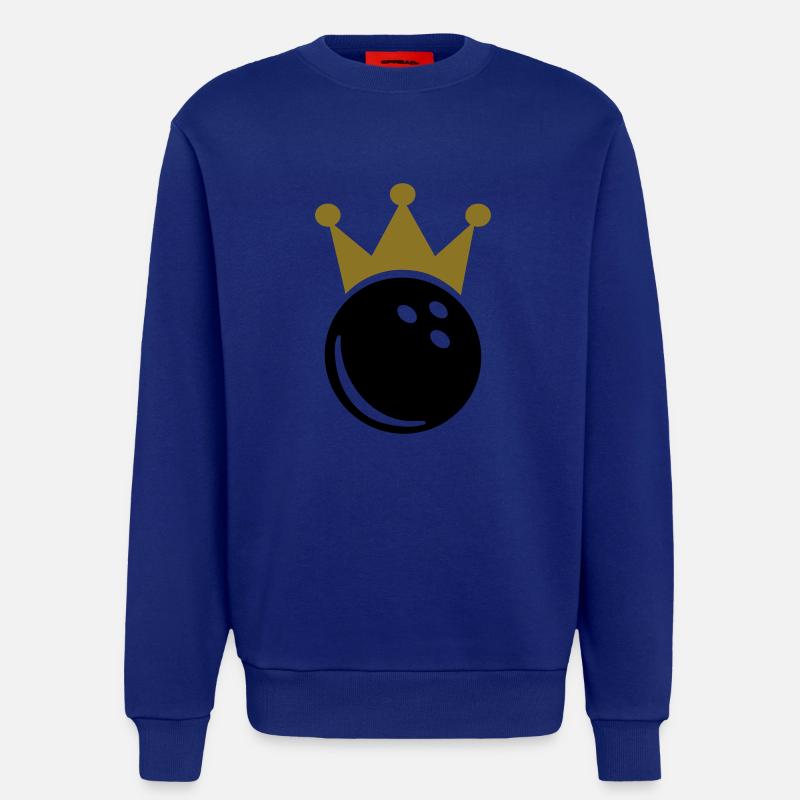 Bowling - Sweat bio décontracté fabriqué en UE - Iconic Blue