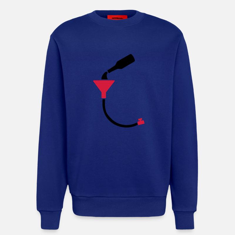 Bier Bong - Sweatshirt - made by SPREAD  - Iconic Blue