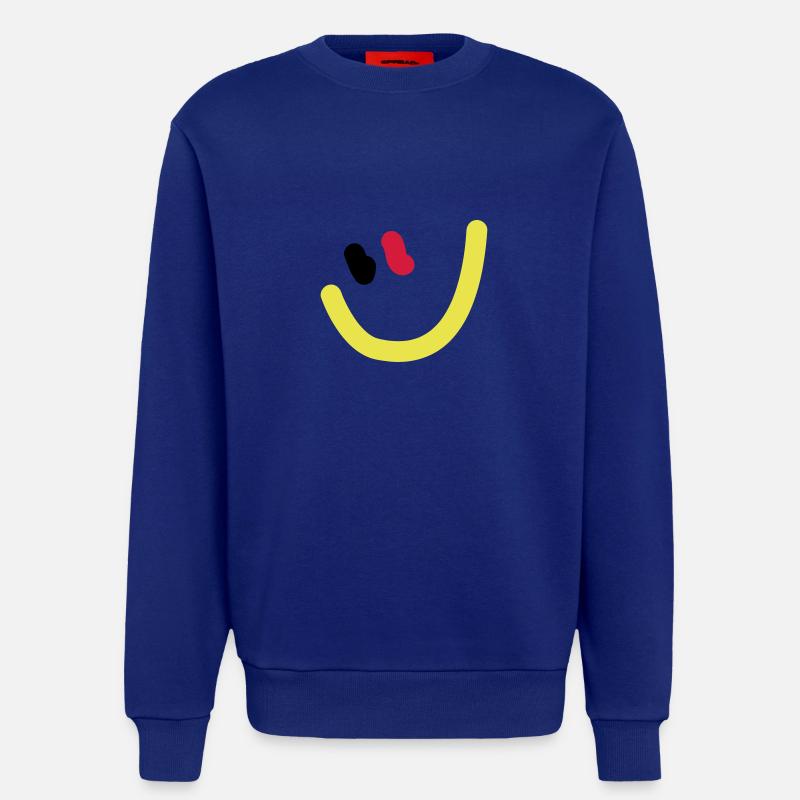 EM2018 DE (Smiley) - Sweatshirt - made by SPREAD  - Iconic Blue