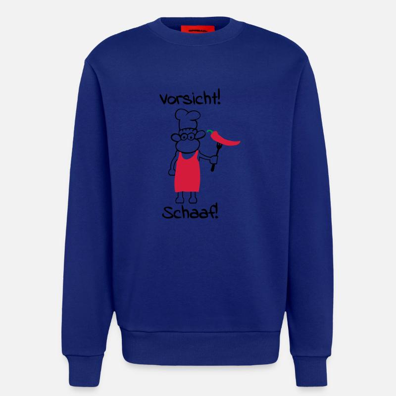 Vorsicht schaaf! - Sweatshirt - made by SPREAD  - Iconic Blue