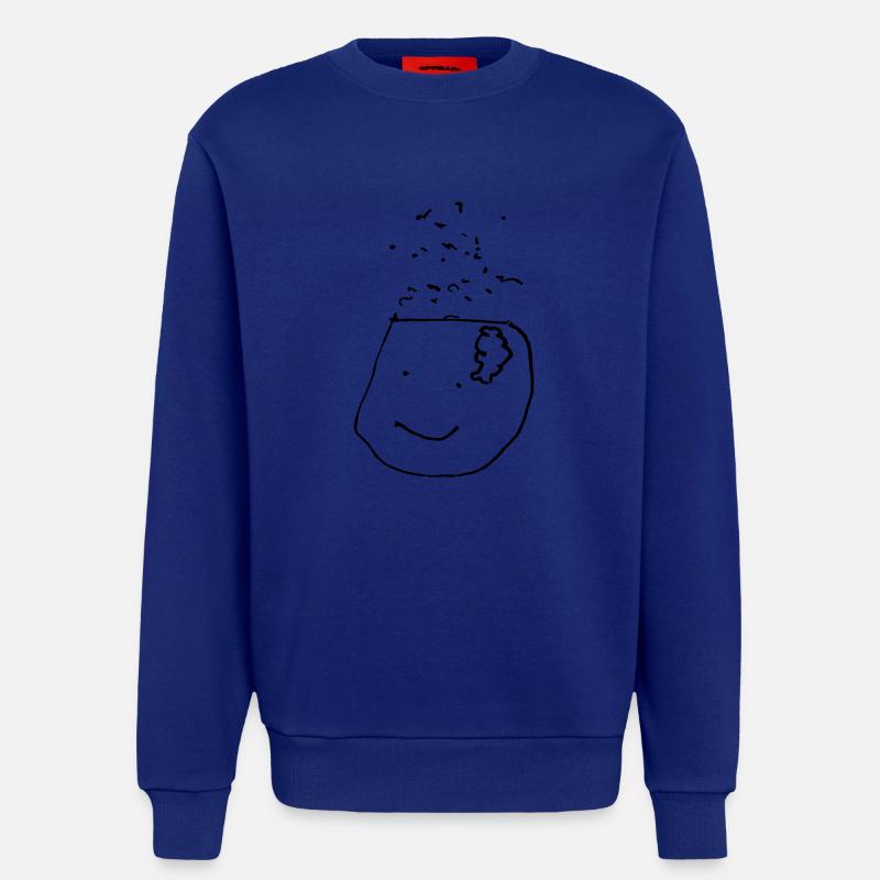 brain - Sweatshirt - made by SPREAD  - Iconic Blue