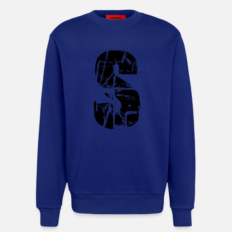 S Buchstabe - Sweatshirt - made by SPREAD  - Iconic Blue