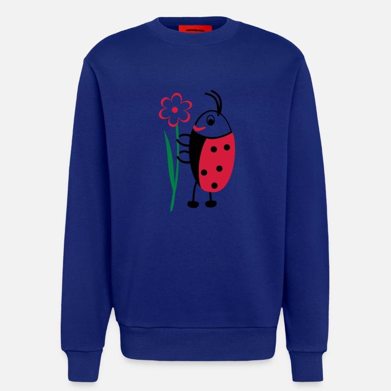 Ladybug with Flower - Sweatshirt - made by SPREAD  - Iconic Blue
