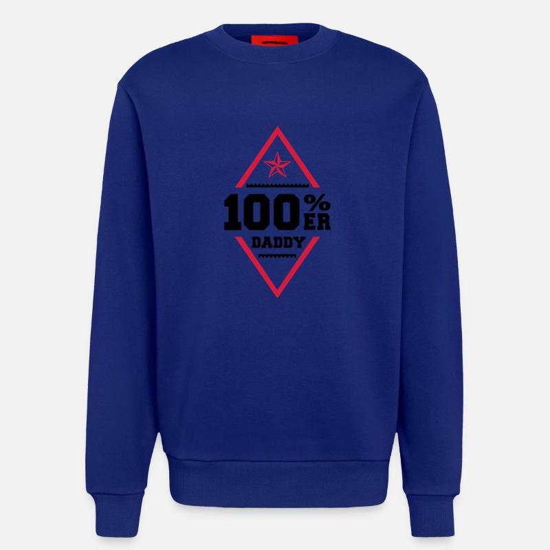 100% Daddy - Sweatshirt - made by SPREAD  - Iconic Blue