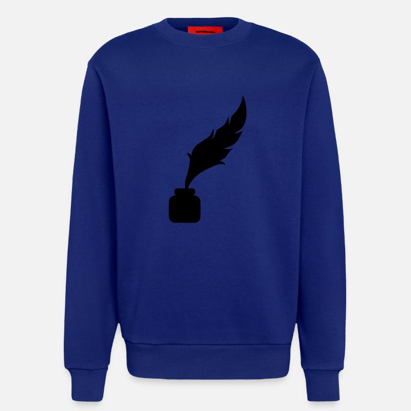 Feder Tinte - Sweatshirt - made by SPREAD  - Iconic Blue