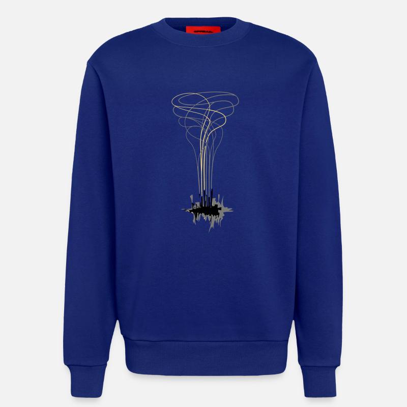 Metropole - Sweatshirt - made by SPREAD  - Iconic Blue