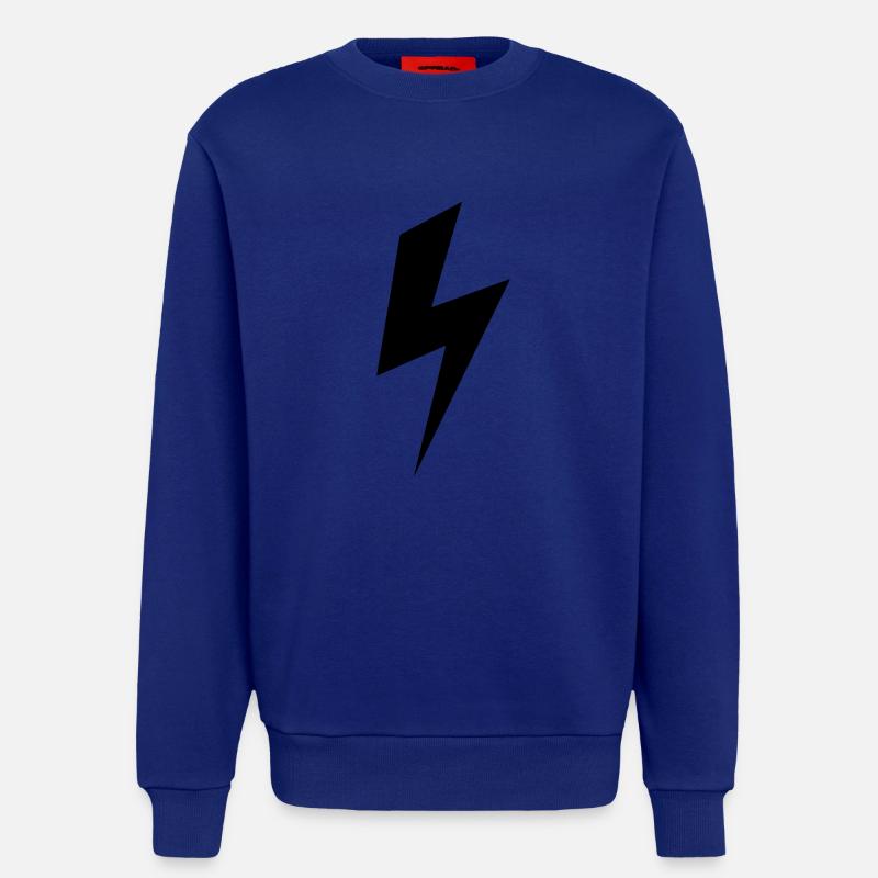 Strom Blitz Elektro Icon - Sweatshirt - made by SPREAD  - Iconic Blue