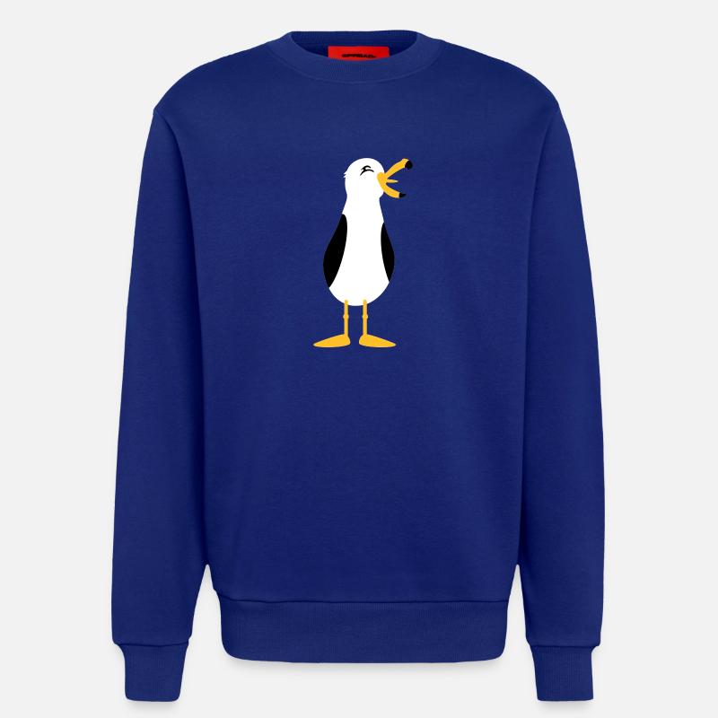 Möwe / seagull (3c) - Sweatshirt - made by SPREAD  - Iconic Blue