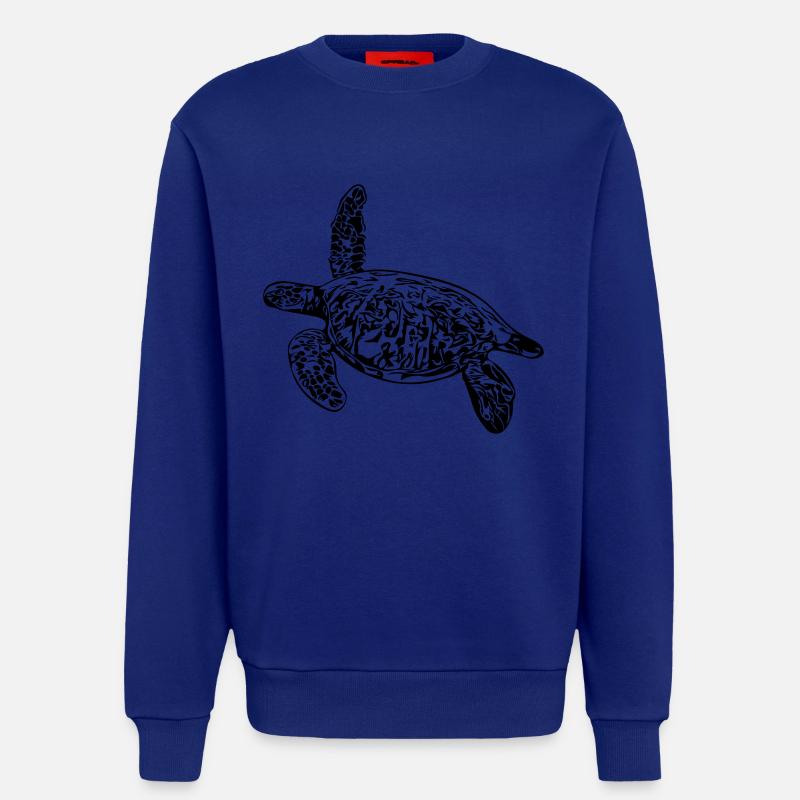 Schildkröte - Vector Design - Sweatshirt - made by SPREAD  - Iconic Blue