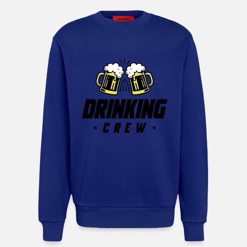 Drinking Crew Bier - Sweatshirt - made by SPREAD  - Iconic Blue