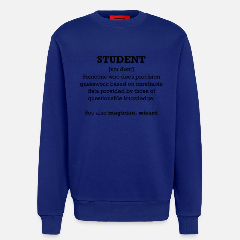 Student - wizard - Sweatshirt - made by SPREAD  - Iconic Blue