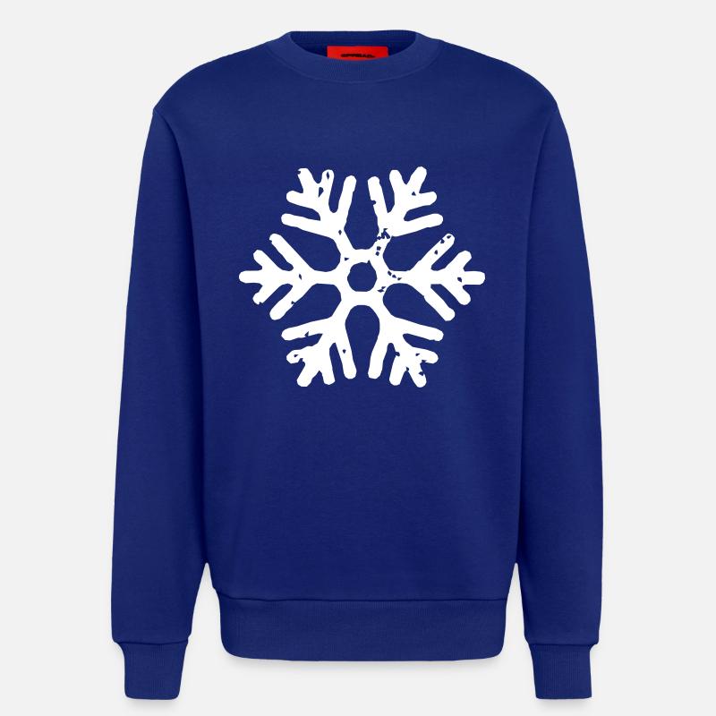 snowflake - Sweatshirt - made by SPREAD  - Iconic Blue