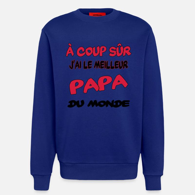 Bester Vater der Welt - Sweatshirt - made by SPREAD  - Iconic Blue