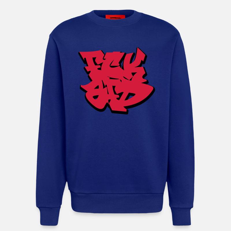 FCKAFD - Sweatshirt - made by SPREAD  - Iconic Blue