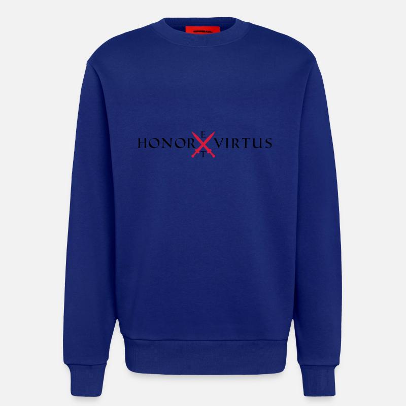 Honor Virtus 2 - Sweatshirt - made by SPREAD - Iconic Blue