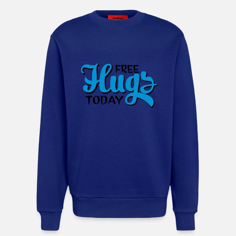 free hugs - Sweatshirt - made by SPREAD  - Iconic Blue