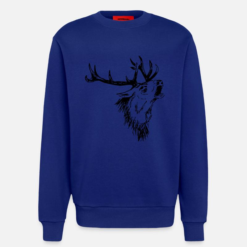 Hirsch - Sweatshirt - made by SPREAD  - Iconic Blue