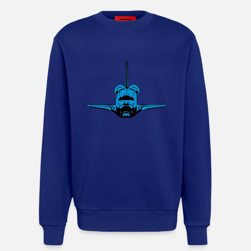 Spaceshuttle - Sweatshirt - made by SPREAD - Iconic Blue