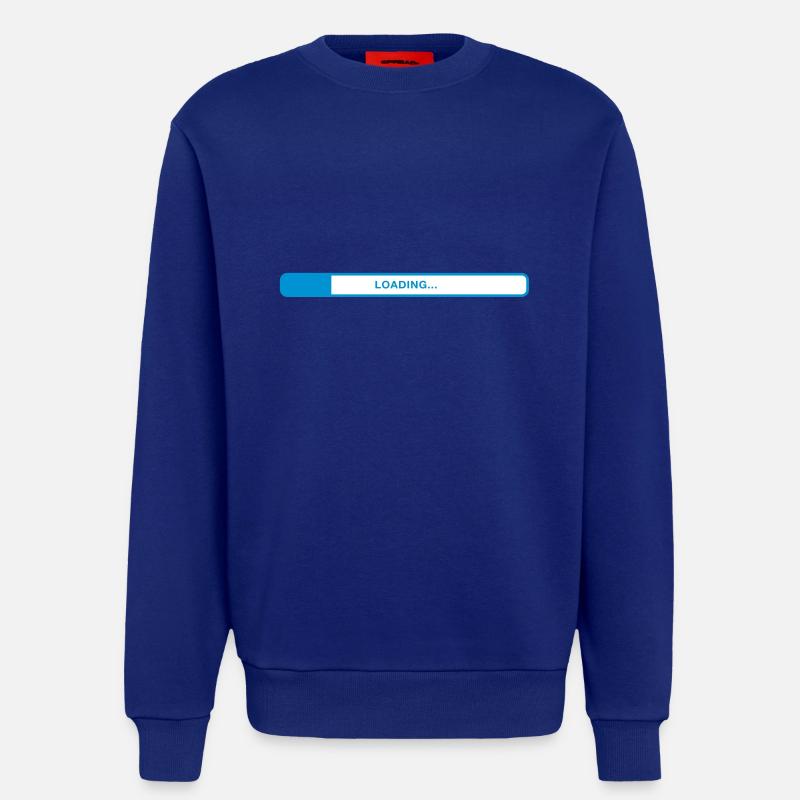 Loading bar - Sweatshirt - made by SPREAD - Iconic Blue