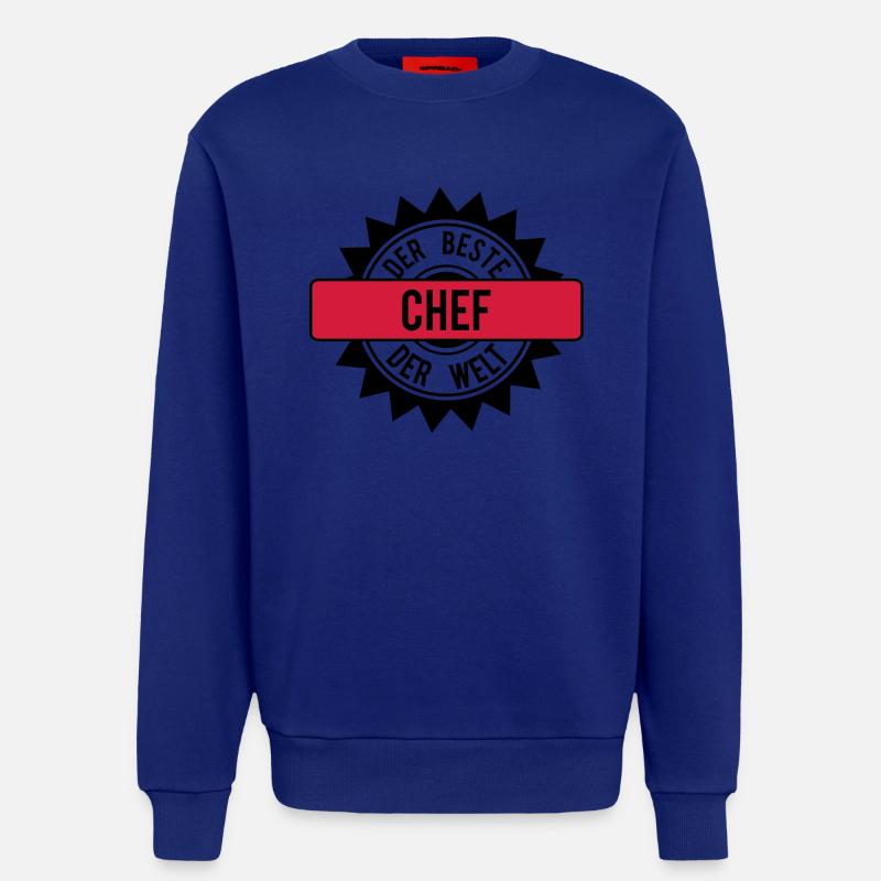 der beste chef 2c - Sweatshirt - made by SPREAD  - Iconic Blue