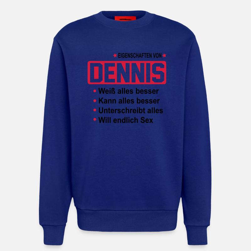 dennis - Sweatshirt - made by SPREAD  - Iconic Blue
