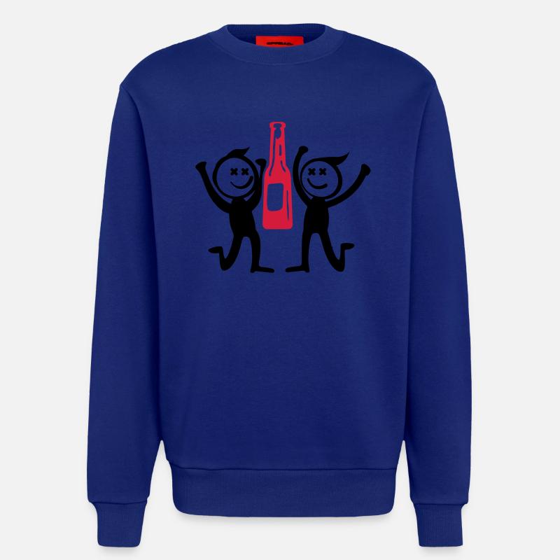 Junggesellenabschied Team Strichmännchen - Sweatshirt - made by SPREAD  - Iconic Blue