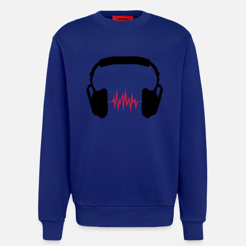 Kopfhörer - Sweatshirt - made by SPREAD  - Iconic Blue