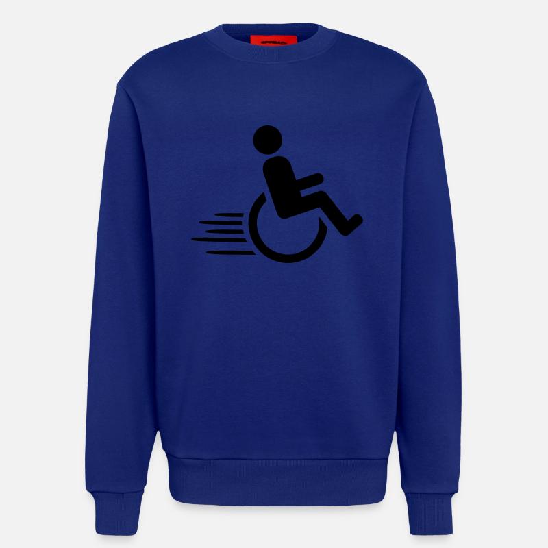 Rollstuhl - Sweatshirt - made by SPREAD  - Iconic Blue