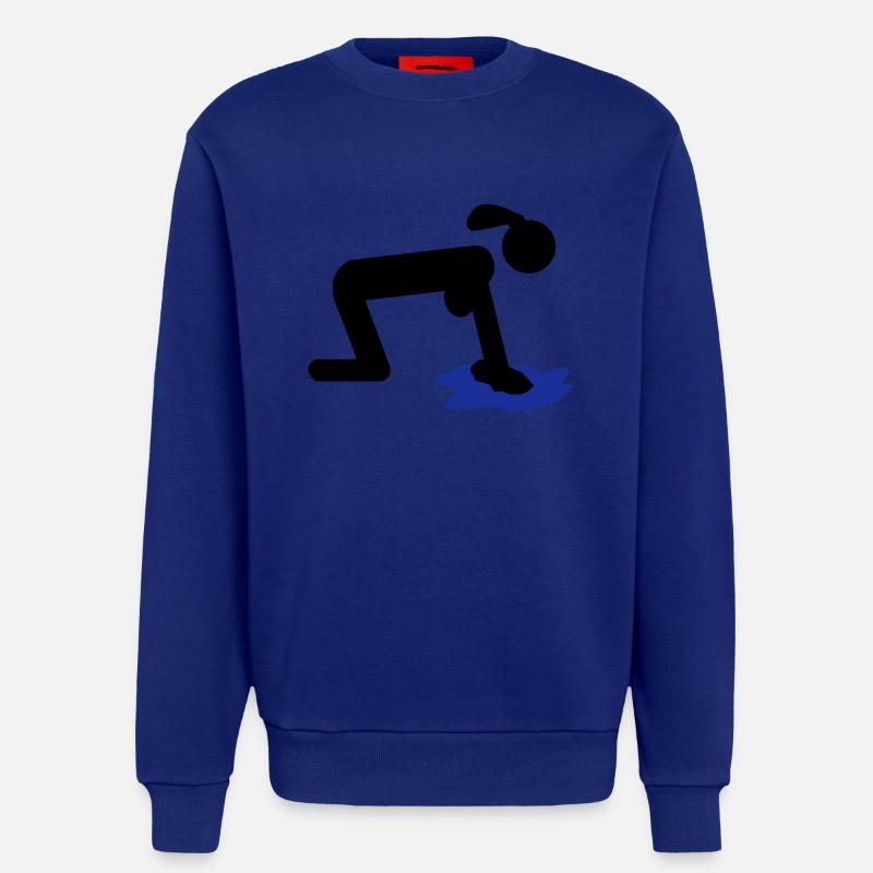 putzen putzfrau - Sweatshirt - made by SPREAD - Iconic Blue