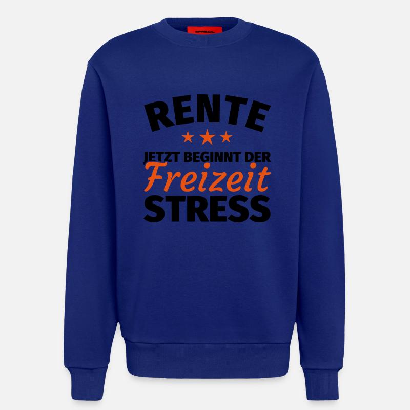 Geschenk Rente Ruhestand - Sweatshirt - made by SPREAD  - Iconic Blue