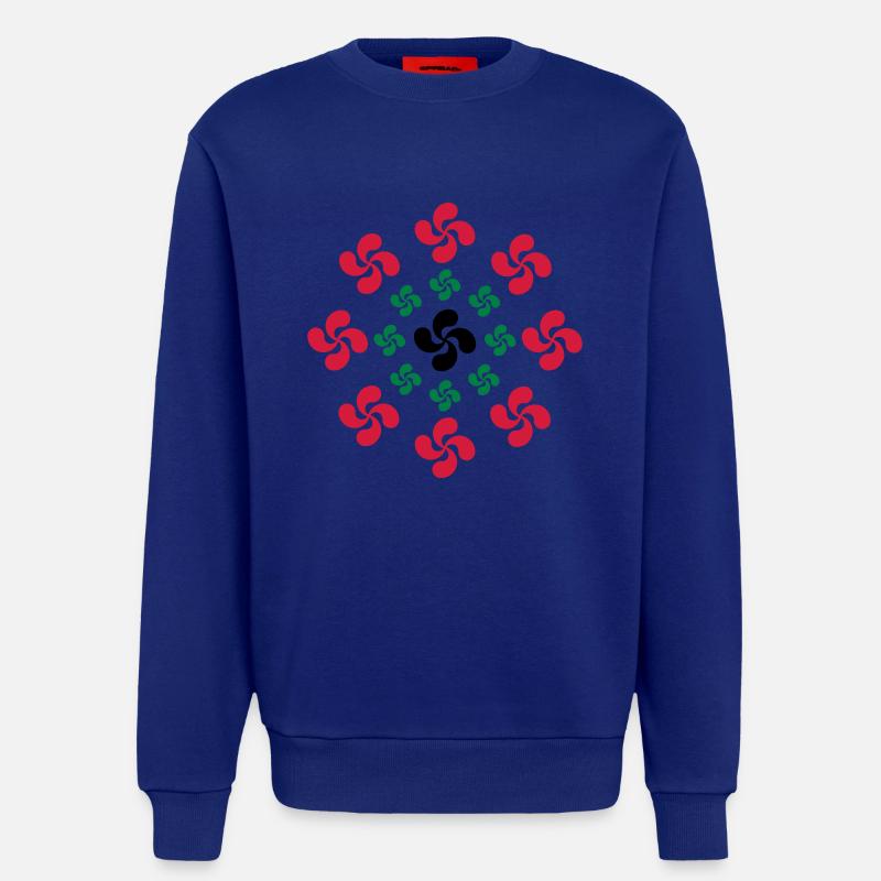 lauburu Baskenquer - Sweatshirt - made by SPREAD  - Iconic Blue