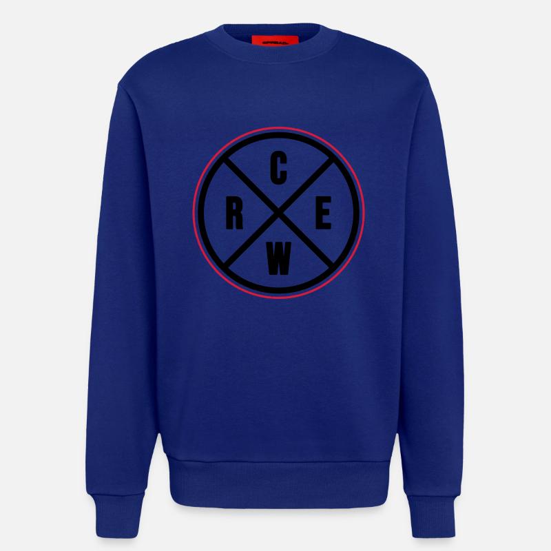 Crew Circle - Sweatshirt - made by SPREAD  - Iconic Blue