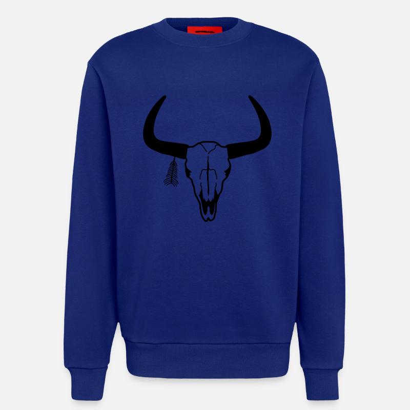 Schädel - Sweatshirt - made by SPREAD  - Iconic Blue