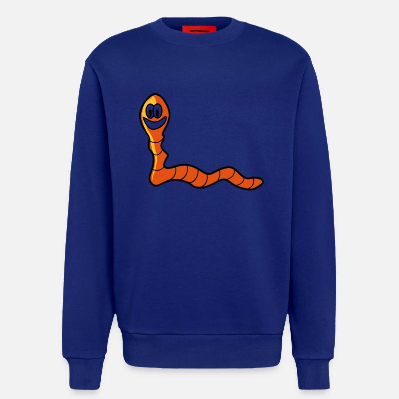 Regenwurm Wurm - Sweatshirt - made by SPREAD  - Iconic Blue