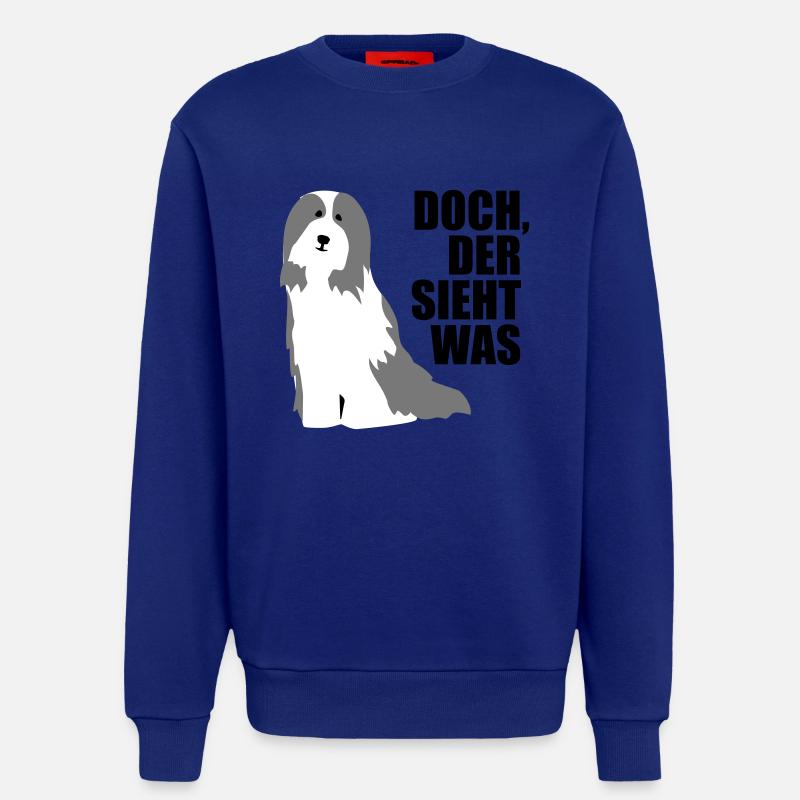 Bearded Collie - Sweatshirt - made by SPREAD  - Iconic Blue