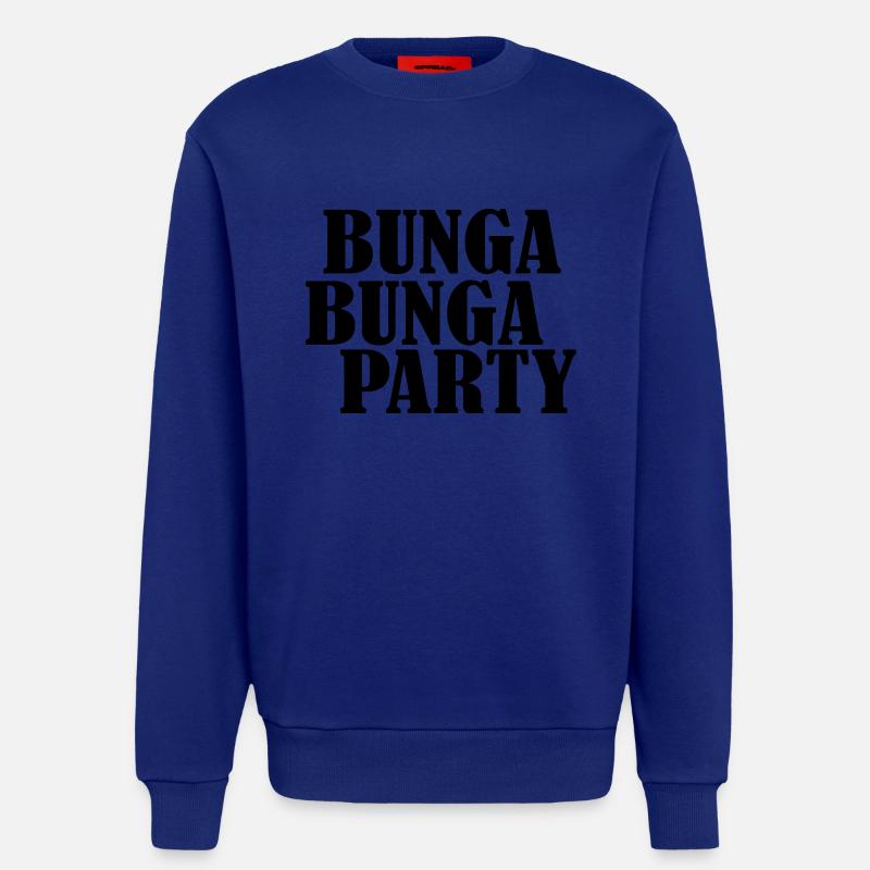 bunga bunga bachelor party - Sweatshirt - made by SPREAD - Iconic Blue