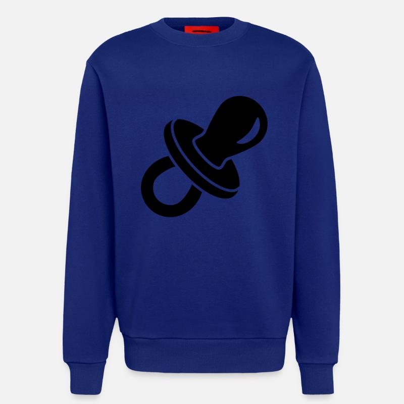Schnuller - Sweatshirt - made by SPREAD - Iconic Blue
