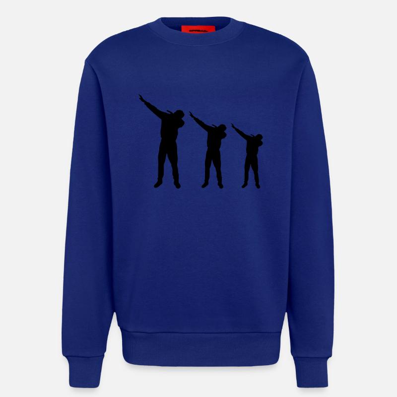 dabbing design - Sweatshirt - made by SPREAD  - Iconic Blue