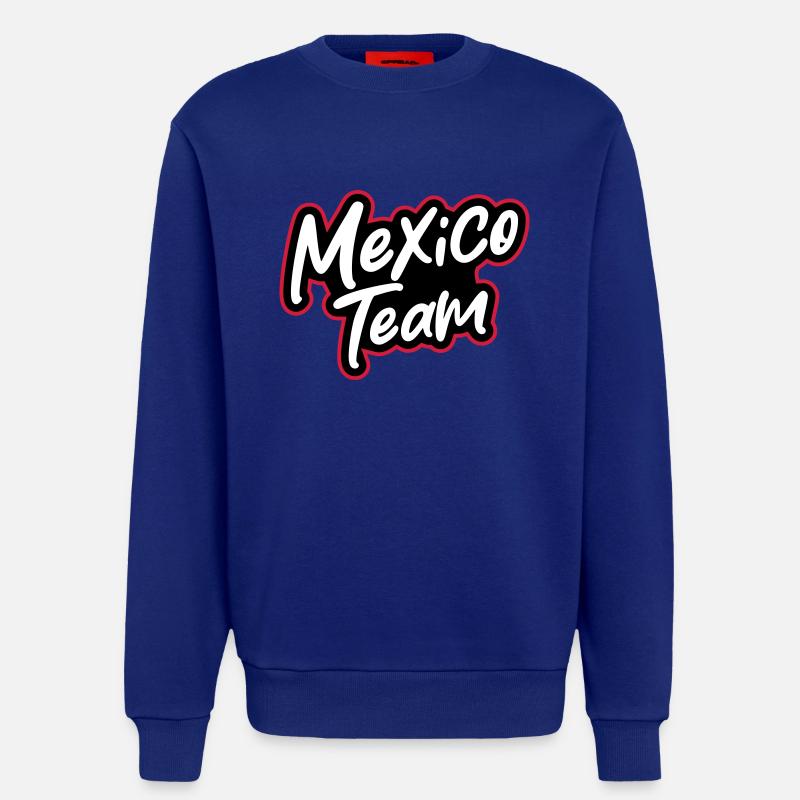 Mexiko Team - Sweatshirt - made by SPREAD  - Iconic Blue