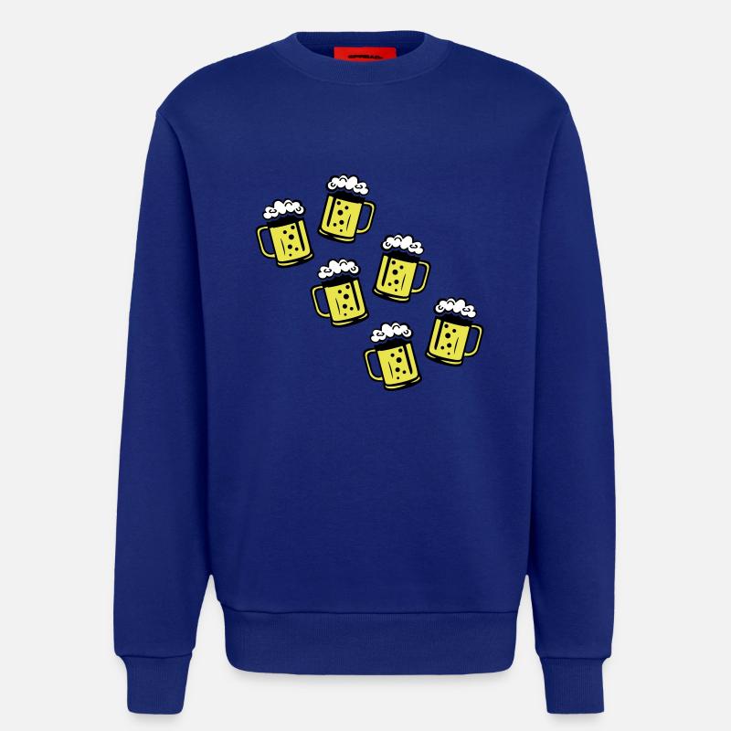 Bier Bierkrug Symbol - Sweatshirt - made by SPREAD  - Iconic Blue