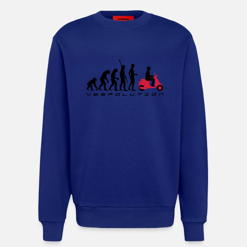 vespolution evolution__b_2c - Sweat bio décontracté fabriqué en UE - Iconic Blue